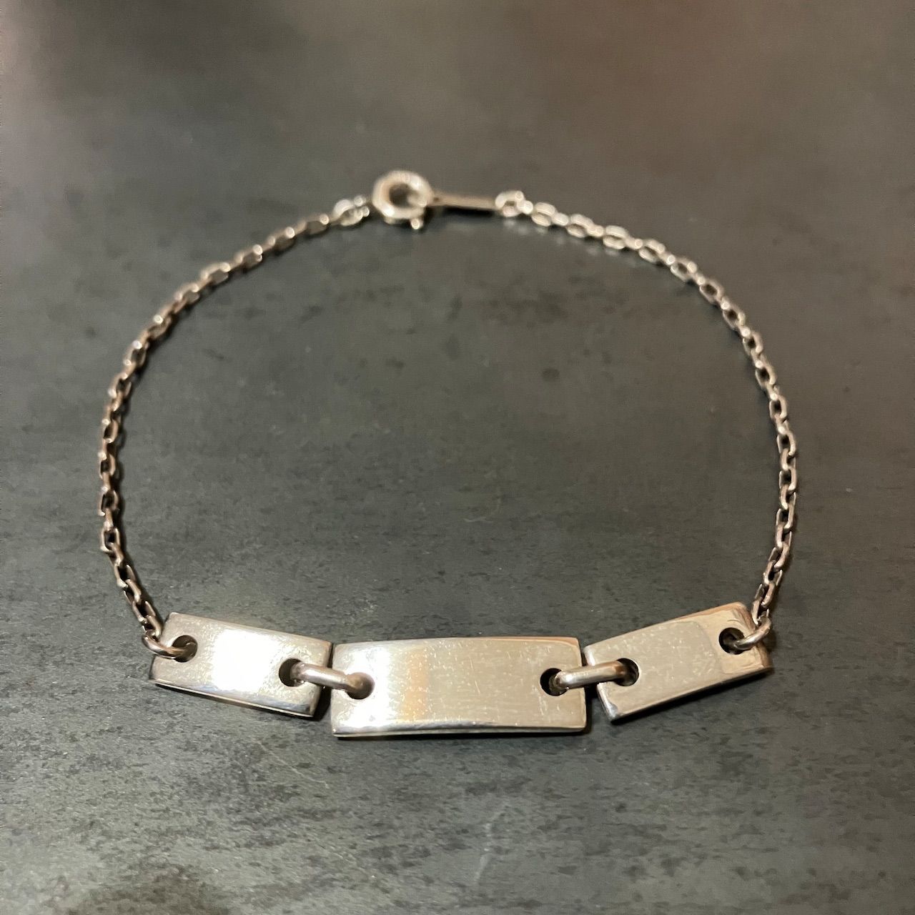 SILVER925 TWIST CHAIN BRACELET/シルバー/ブレス