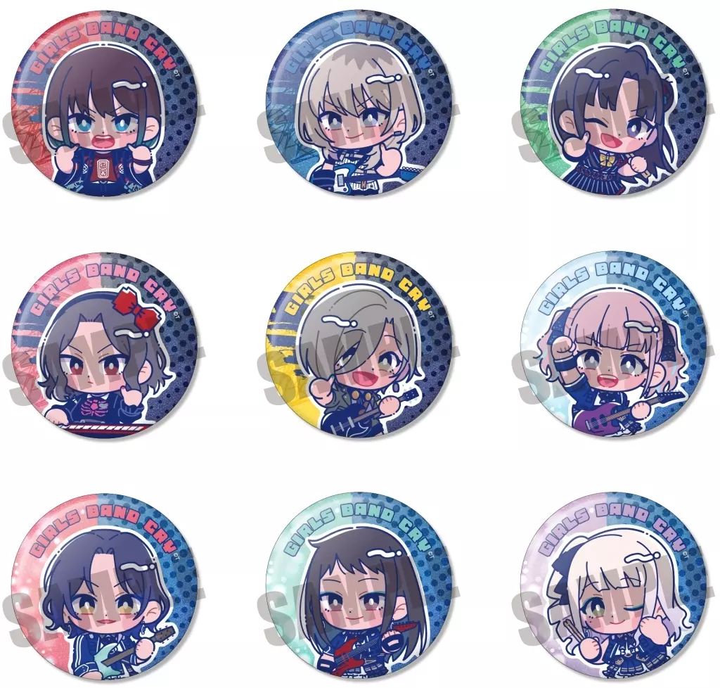 ガールズバンドクライ　にゅ～とろ ホログラム缶バッジ Vol.2 アニメ「ガールズバンドクライ」にゅ～とろ ホログラム缶バッジ