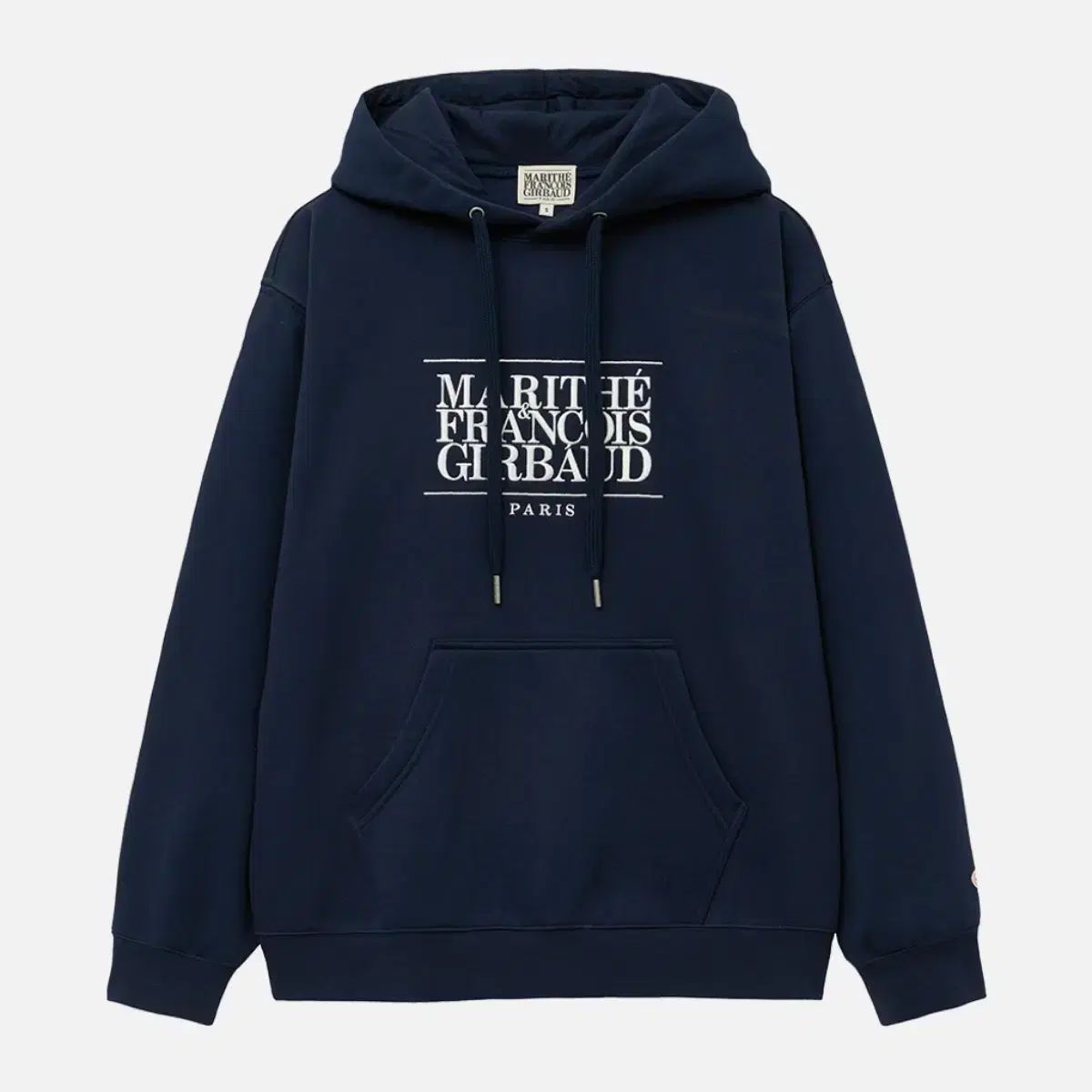 Marithe Francois Girbaud マリテフランソワジルボー クラシック ロゴ フード Tシャツ ネイビー M MUSINSA ムシンサ