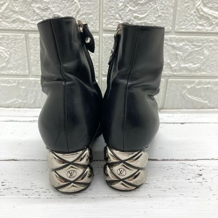 美品❣️ LOUIS VUITTONルイヴィトンレザー ショートブーツ36 1