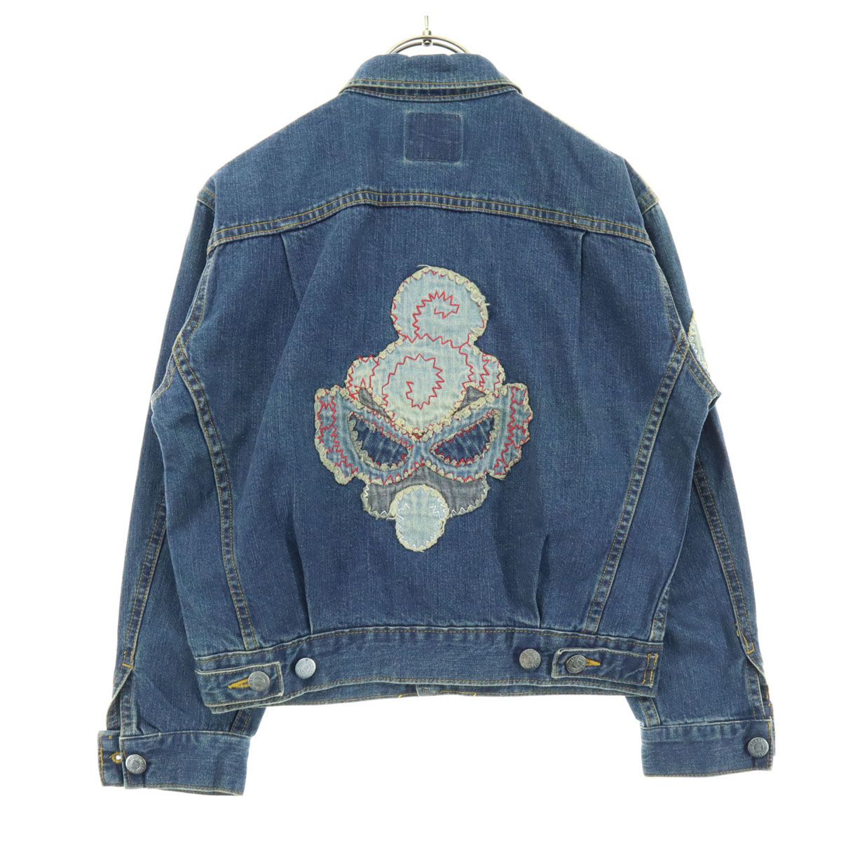 HYSTERIC GLAMOUR パッチ付きデニムジャケット M HYSTERIC GLAMOUR ROCKERS デニムジャケット（М）ブルー - メルカリ