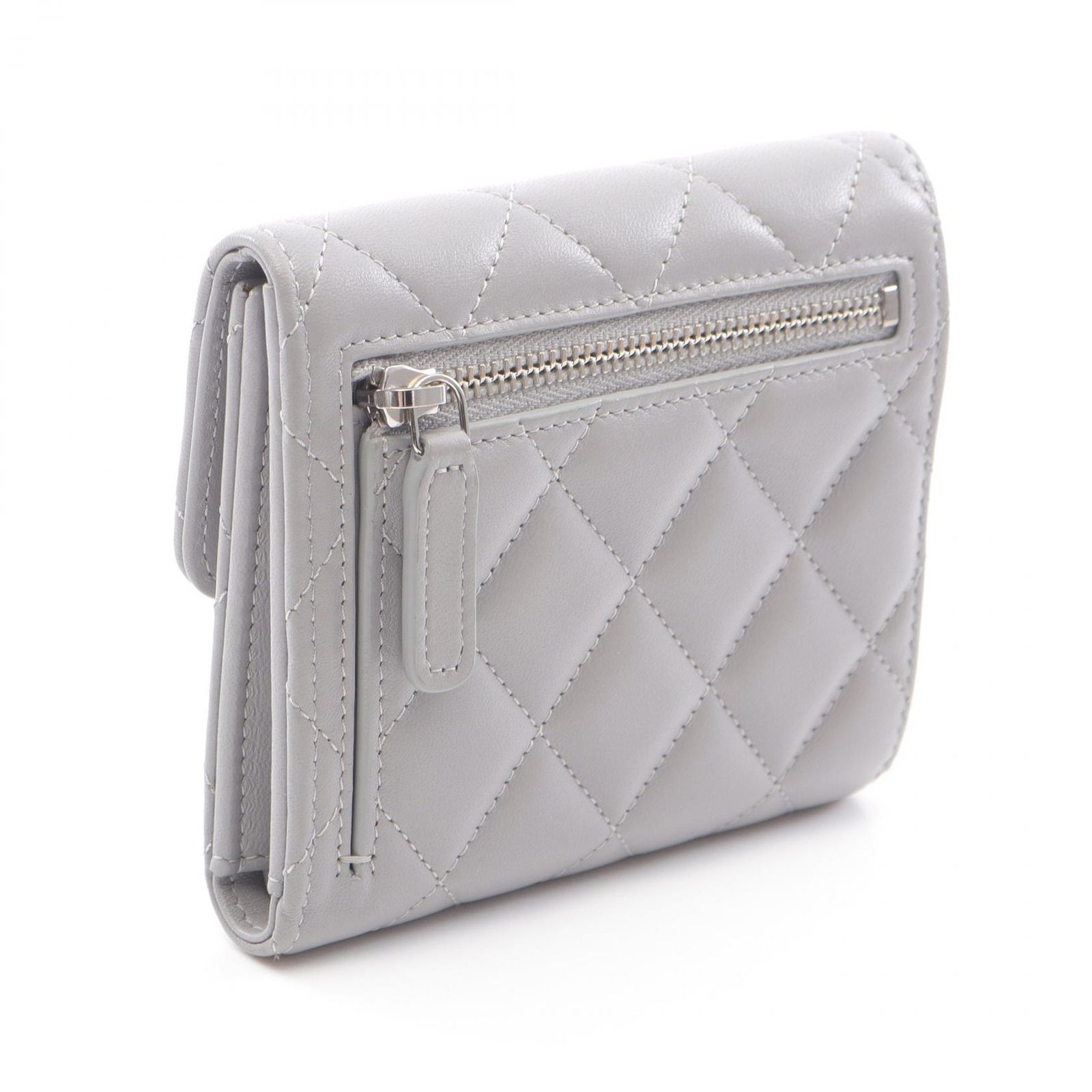 シャネル CHANEL 三つ折り財布 クラシック スモール フラップ