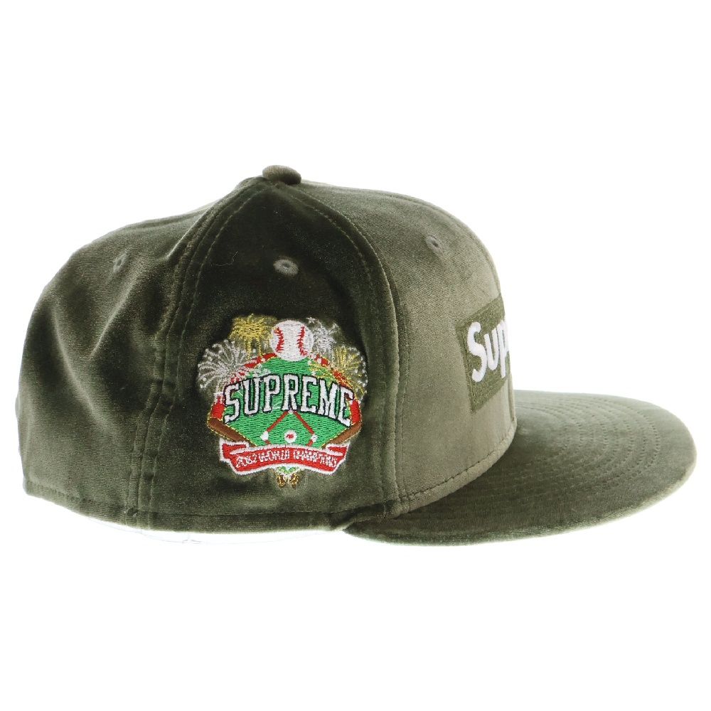 SUPREME (シュプリーム) 22AW ×New Era Velour Box Logo Cap