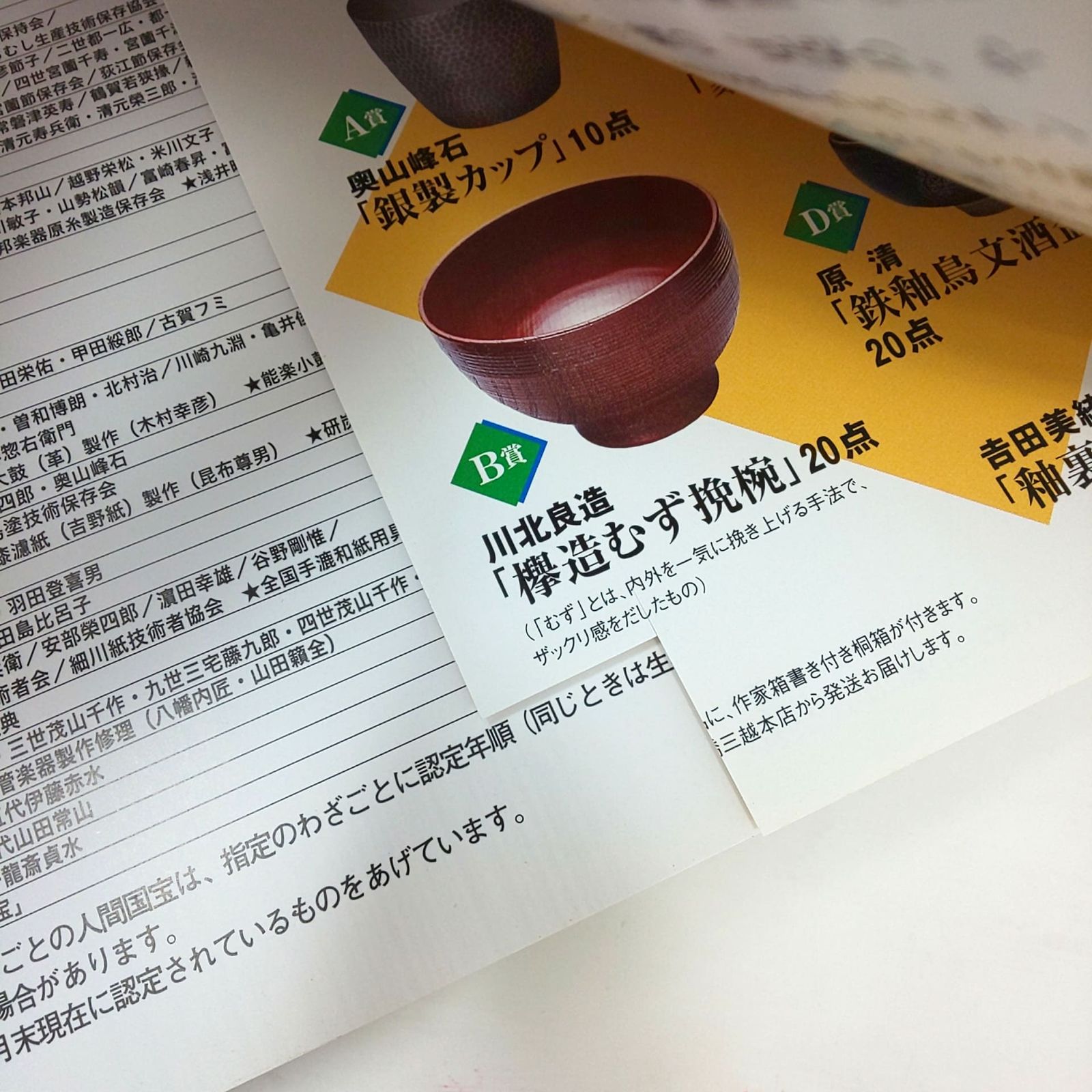 週刊 人間国宝2 ［工芸技術 染織①〕 創刊2号 週刊朝日百科 絶版 週刊