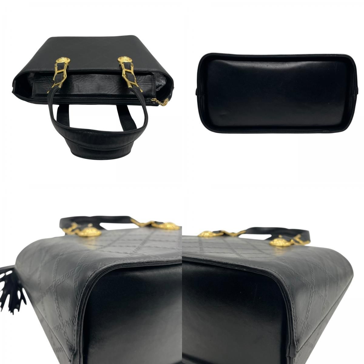 ✨美品 ジャンニヴェルサーチ サンバースト ゴールド金具 レザー チャーム ✨美品 ジャンニヴェルサーチ サンバースト ゴールド金具 レザー