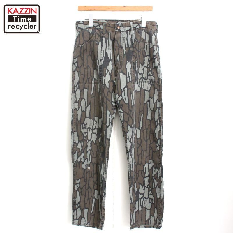 80s vintage トレバークカモ ベイカータイプ コットン パンツ メンズ S