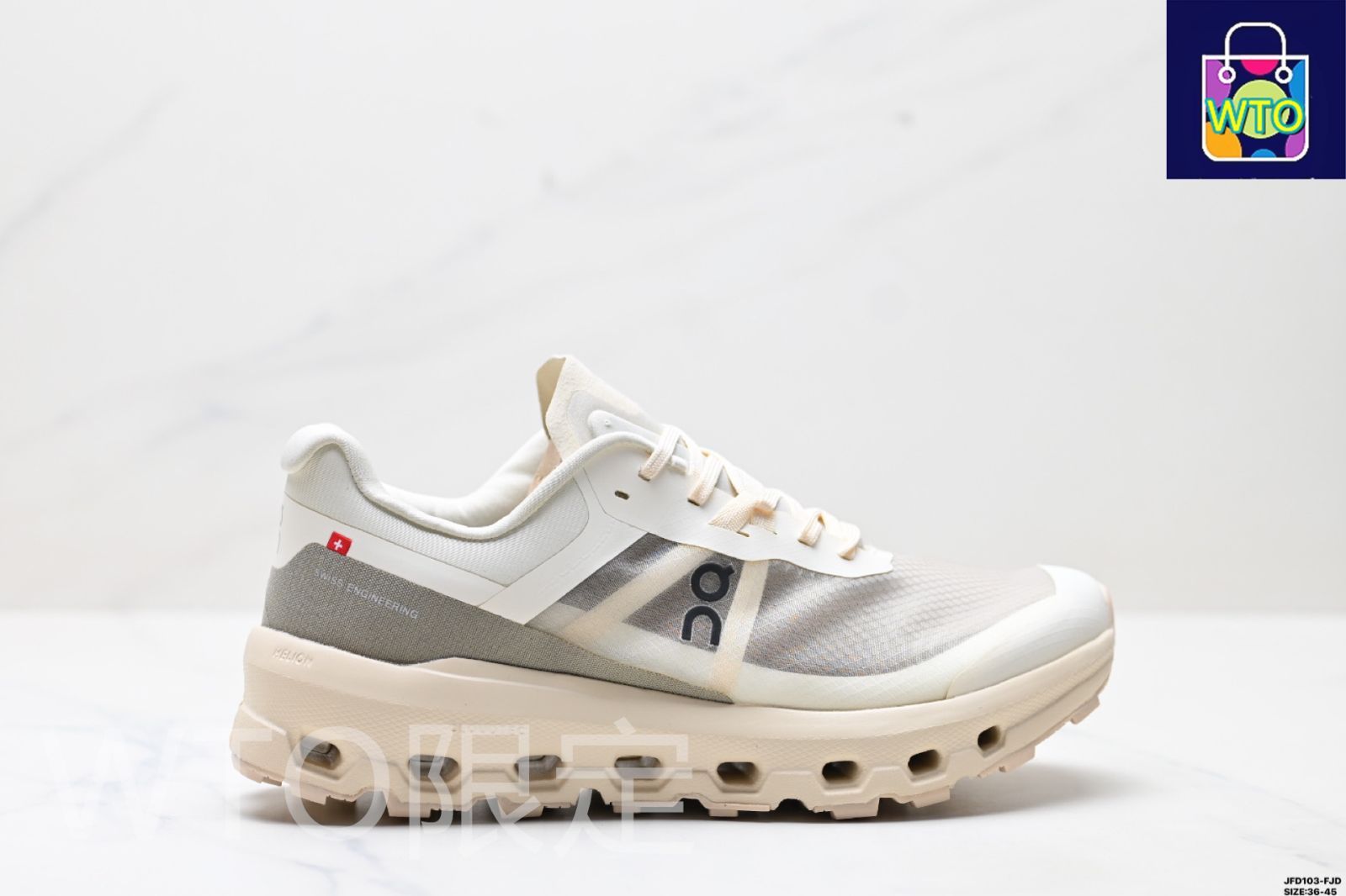 On 昂? Cloudvista 2 ランニングシューズ 厚底ハイソール スポーツ ダッドシューズ-WTO輸入1