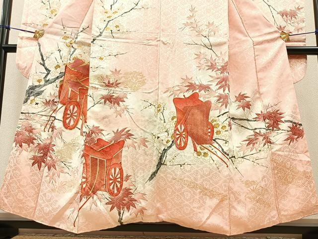 平和屋着物□大正の浮世絵師 竹久夢二 夢二ロマン 振袖 桜咲くくに 暈