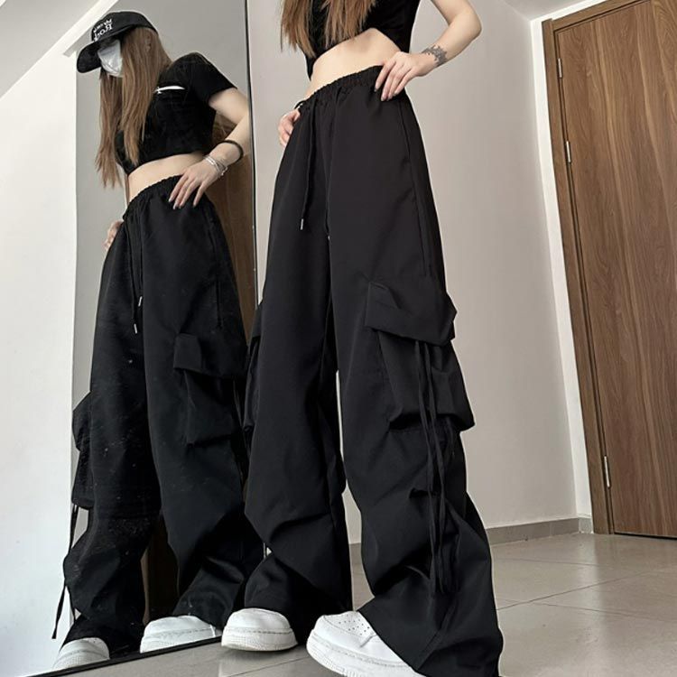 カーゴパンツ レディース 春 夏 秋 ロングパンツ 女性 大人