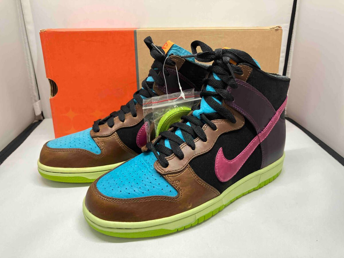 【美品】NIKE DUNK HIGH NL UNDEFEATED 312205-461 ハイカットスニーカー 26.0cm US8 UK7 EUR41 2005年8月発売 箱/替紐あり