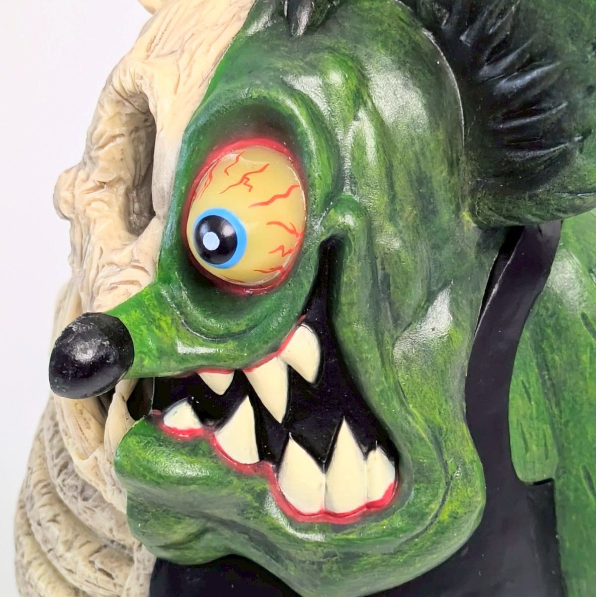 Rat Fink マウス型フィギュア 黒 Rat Fink マウス型フィギュア 黒