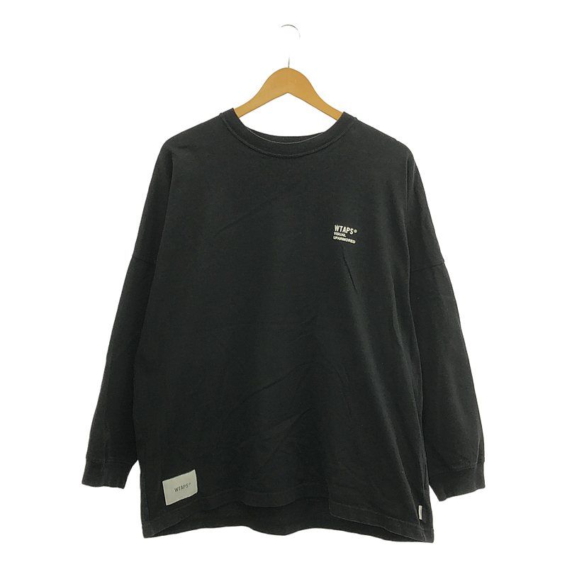 WTAPS | ダブルタップス | 2025SS | OBJ 05 | LS | COTTON. FORTLESS コットン 長袖 Tシャツ | 3 | ブラック | ホワイト | メンズ