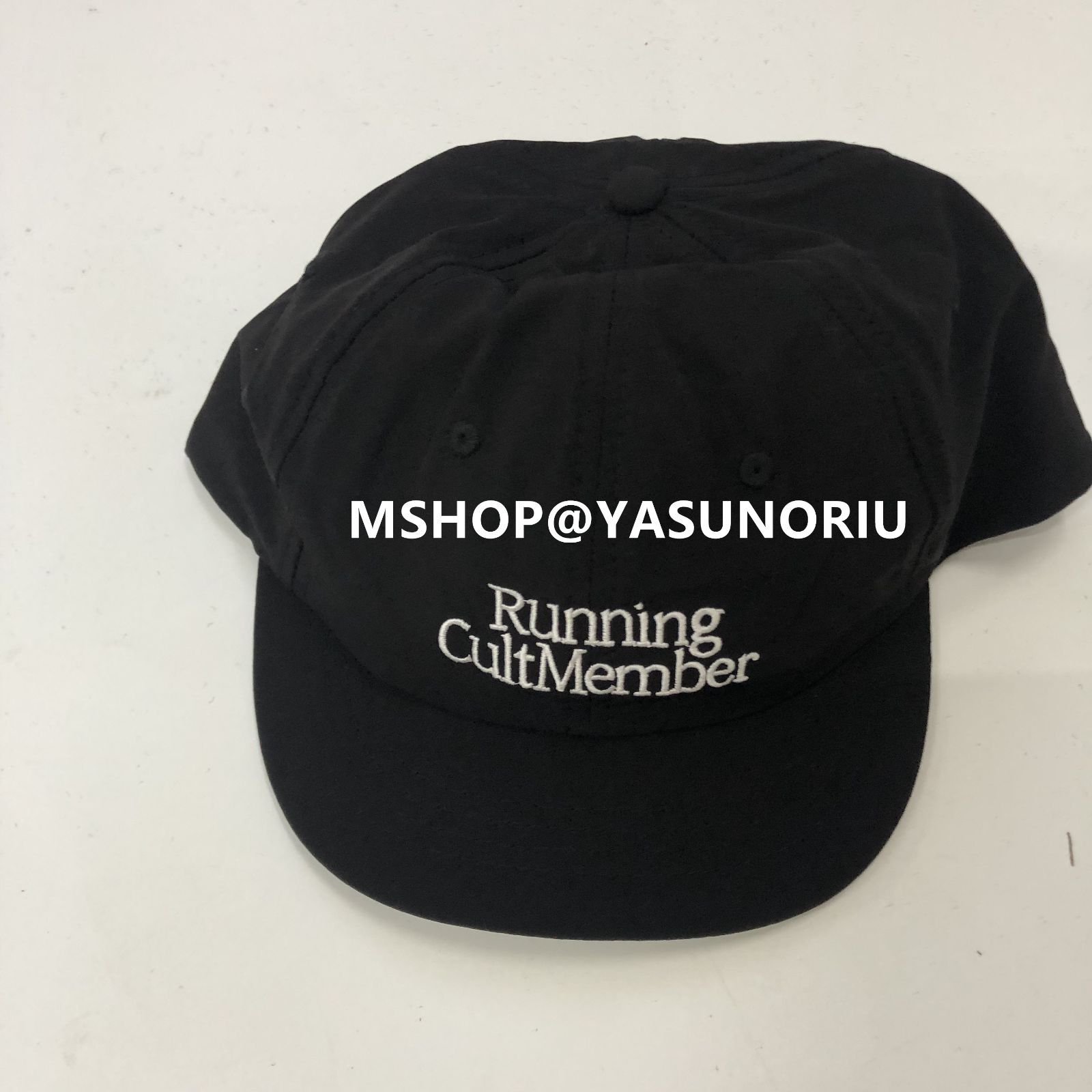 SATISFY 】キャップ Running CultMember 黒