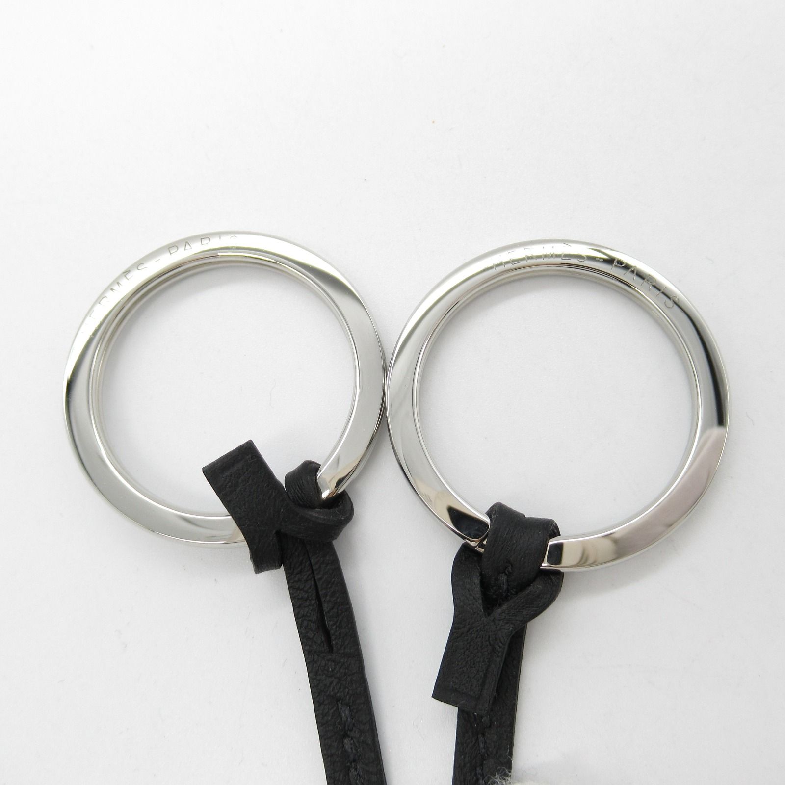 エルメス HERMES ネックレス ロングネックレス クロシェット ブラック 
