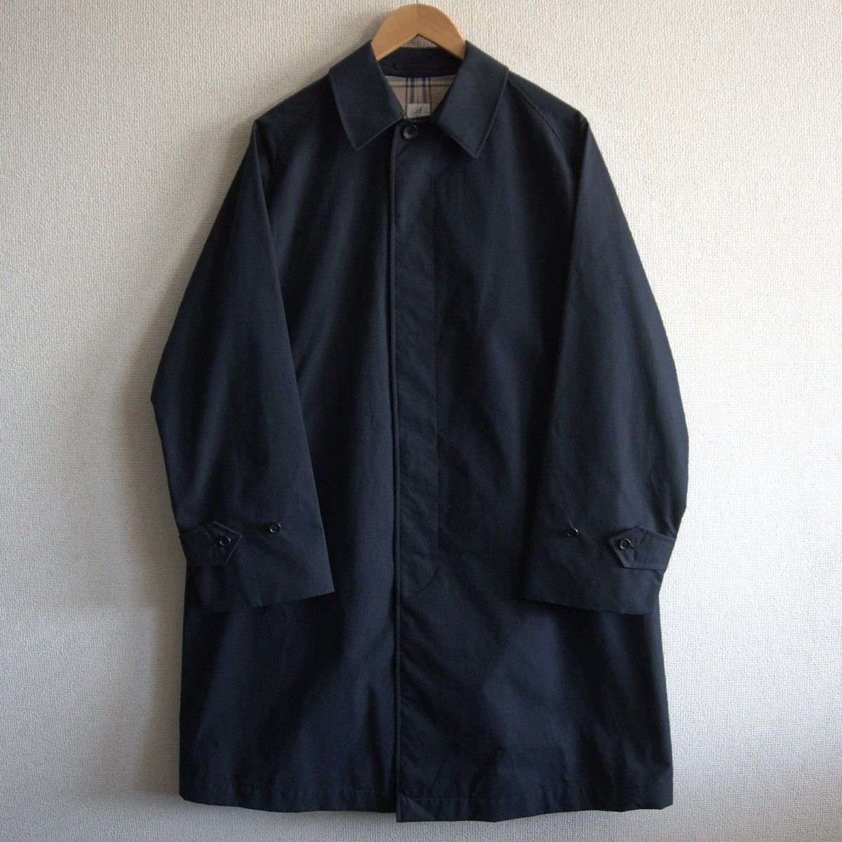 美品/一枚袖】ANATOMICA【ベンタイル シングル ラグランコート】44