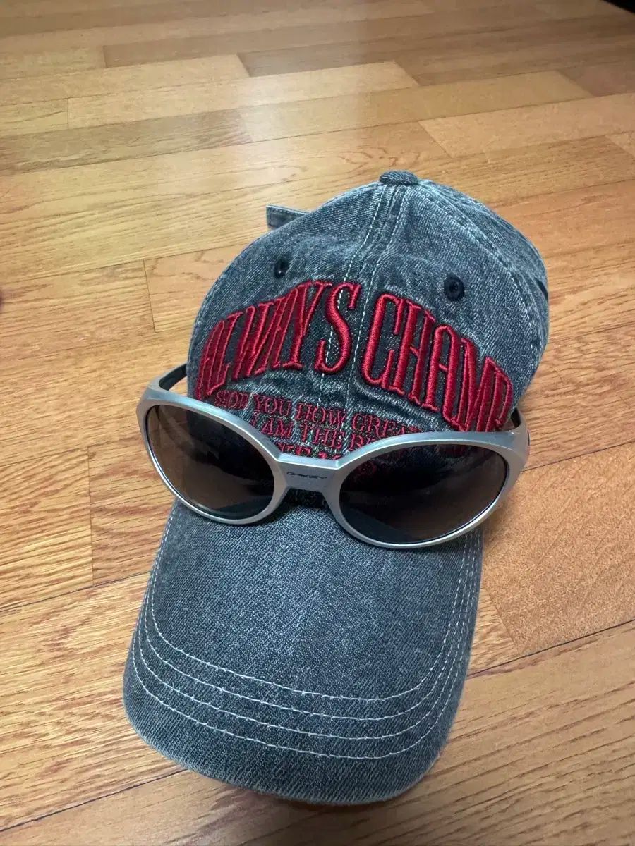 オークリー アイジャケット サングラス シルバー 偏光レンズ