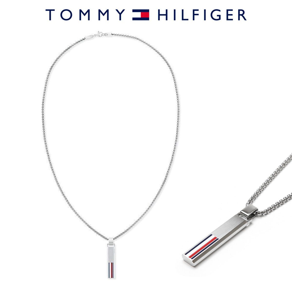 トミーヒルフィガー TOMMY HILFIGER プレート ネックレス ペンダント 