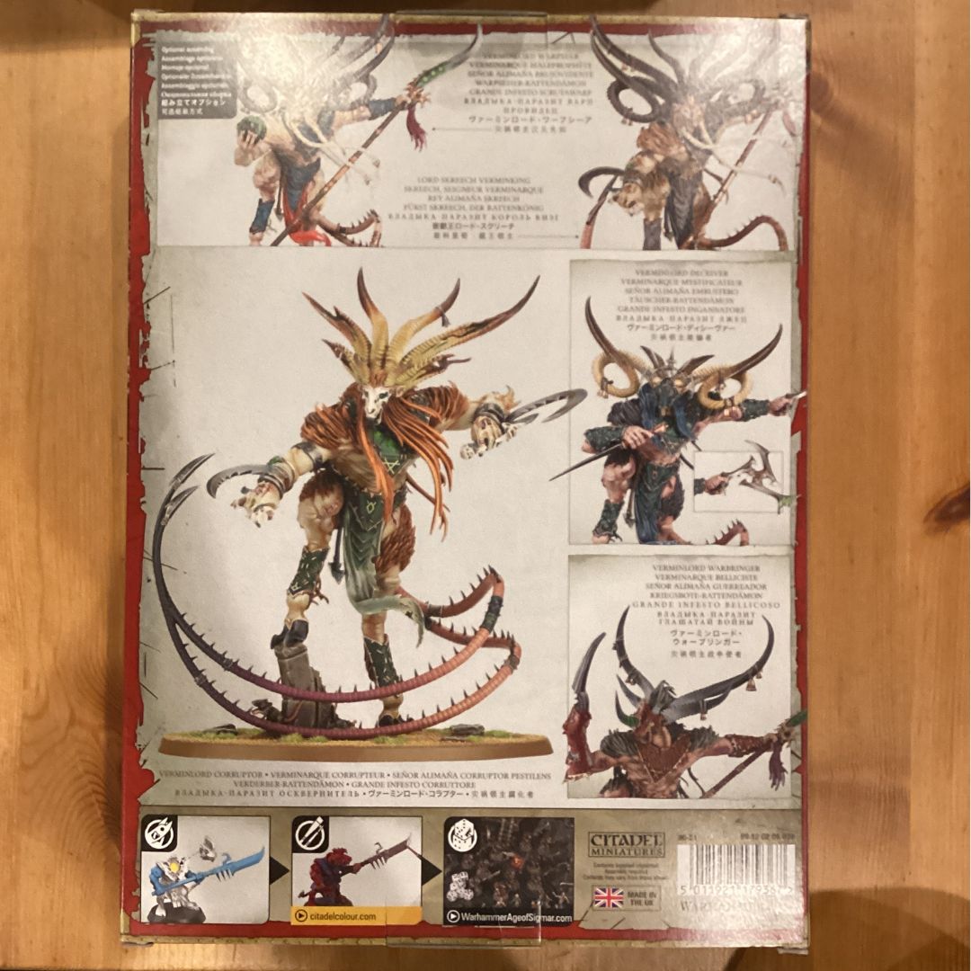 ウォーハンマーaos スケイヴン ヴァーミンロードコラプター スケイヴン ヴァーミンロード・コラプター Verminlord Corruptor