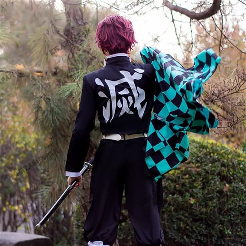 鬼滅の刃　炭治郎　鬼殺隊　コスプレ衣装　セット　大人Lサイズ 鬼滅の刃 竈門炭治郎 鬼殺隊隊服 コスプレ衣装 cosplay