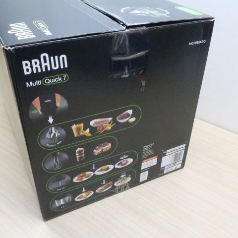 未使用2 BRAUN ブラウン マルチクイック7 ハンドブレンダー MQ7085XBG