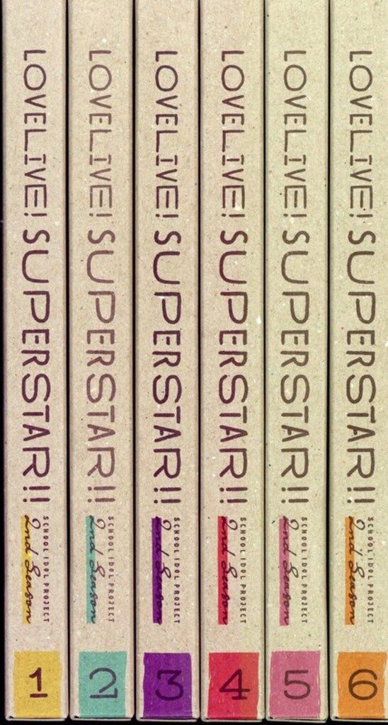 配送商品は通常配送無料。 アニメBlu-ray ラブライブ!スーパースター!! 2nd Season 特装 版 全6巻 セット