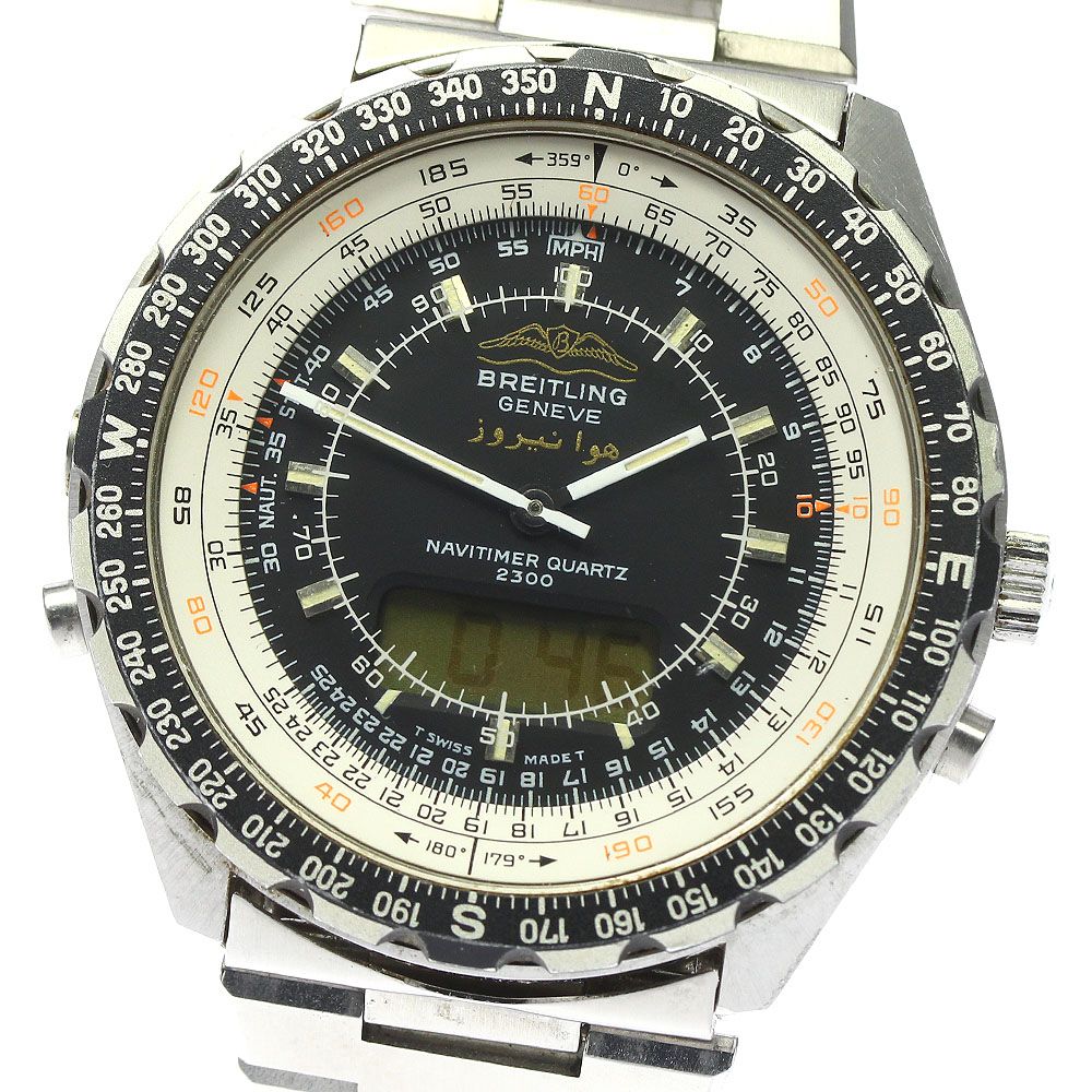 か*ん様 Breitling クロノグラフ 腕時計 ジャンクブライトリング BREITLING 80970 ナビタイマー クロノ
