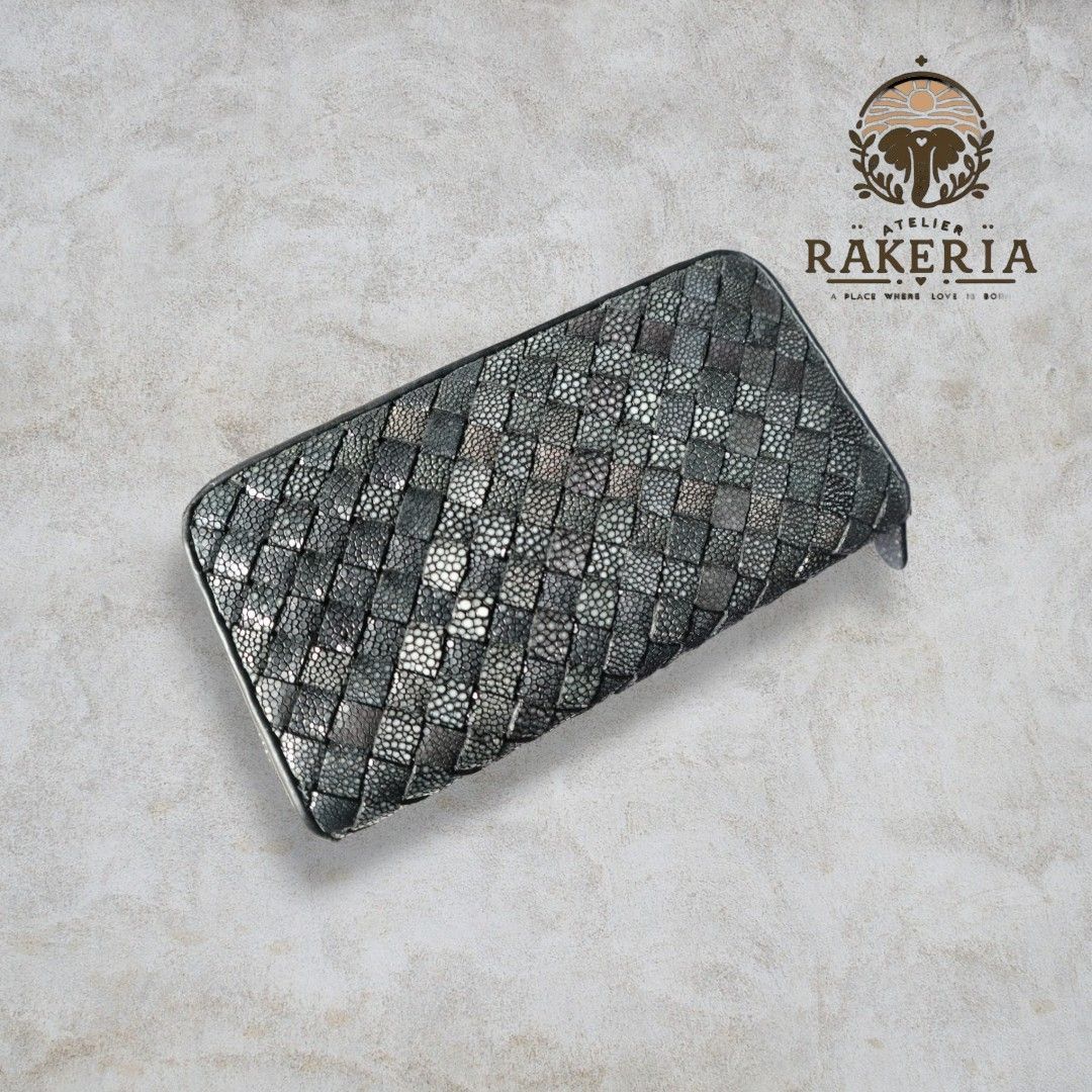 bahari ファッション スティングレイ イントレチャート長財布