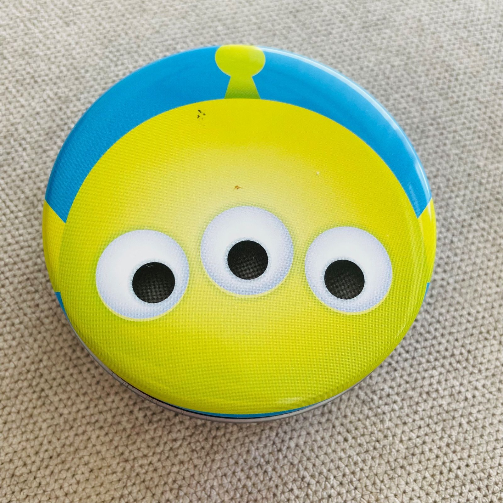 ツムツム メモ缶 エイリアン 水色