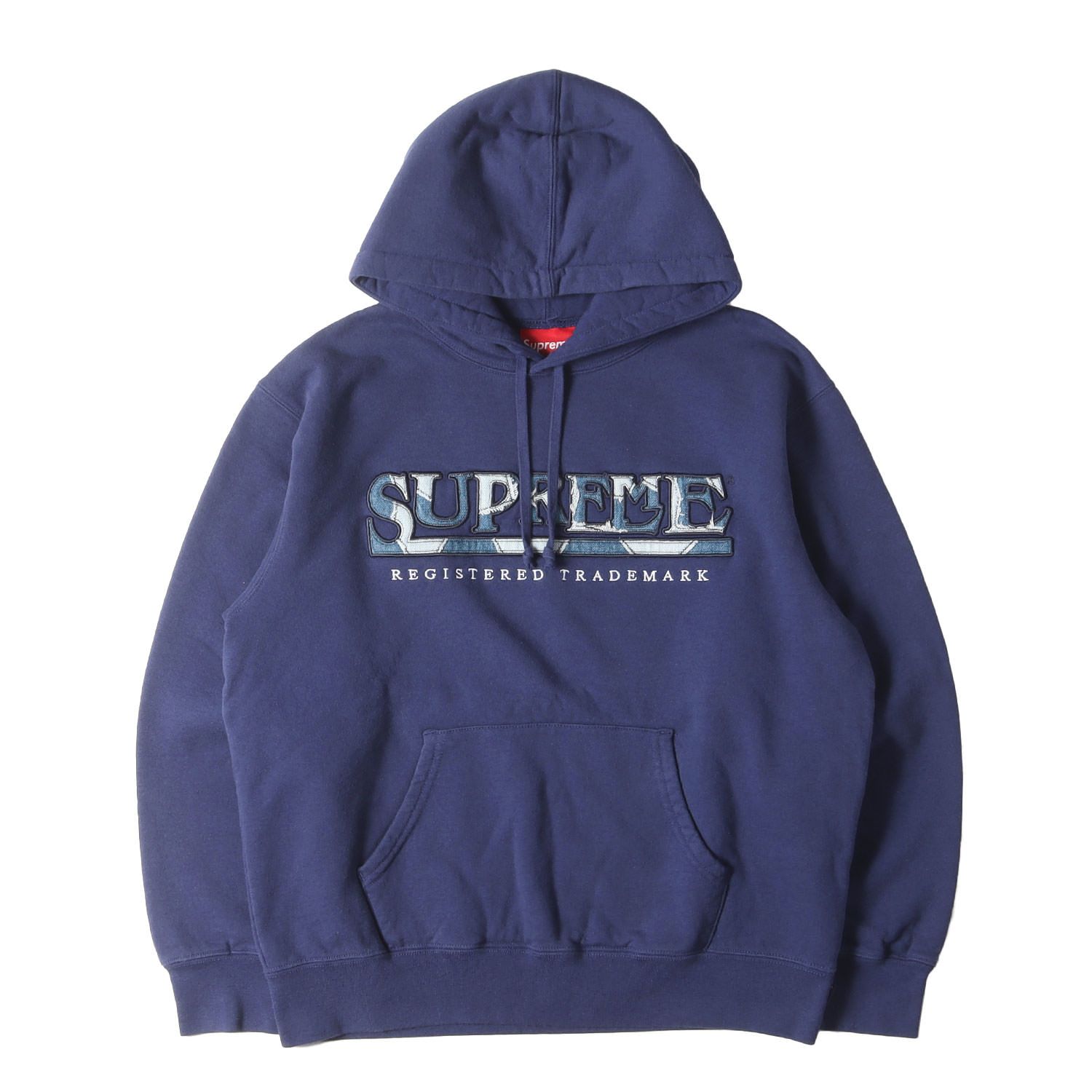 Supreme シュプリーム パーカー サイズ:S / 21SS デニムパッチロゴ 