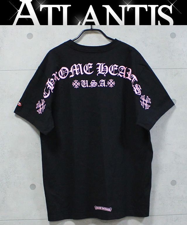 銀座店 クロムハーツ PPO Tシャツ sizeXL 黒×ピンク 88029 - メルカリ