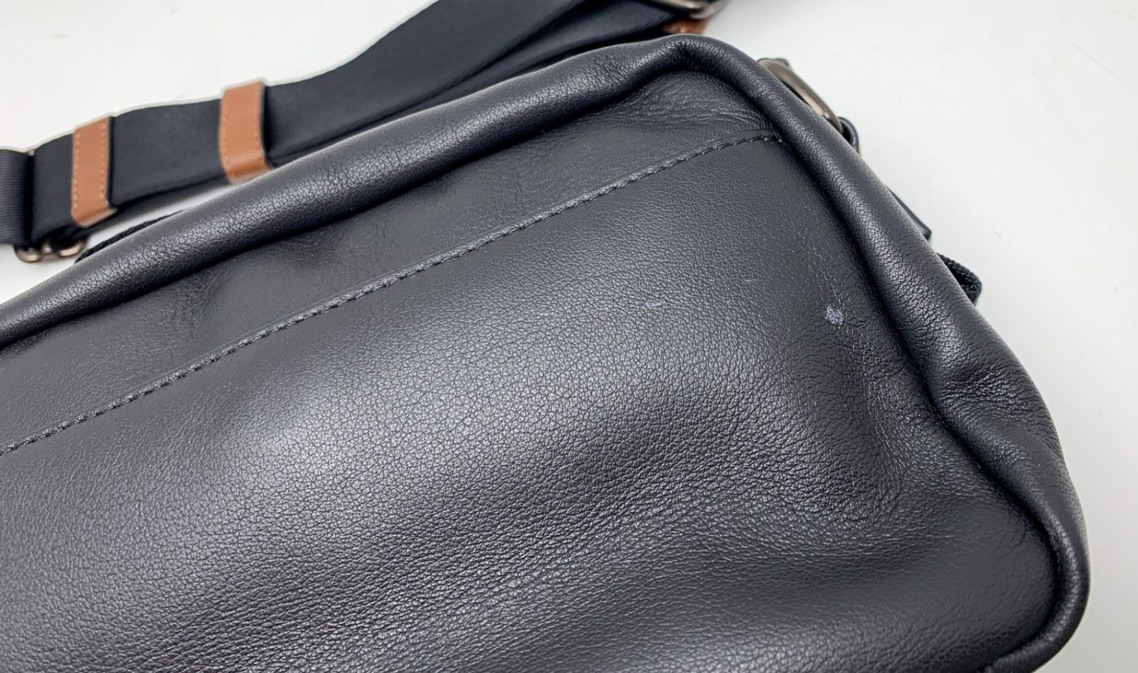 COACH コーチ 88308 黒 ブラック レザー ペイサー トップハンドル  