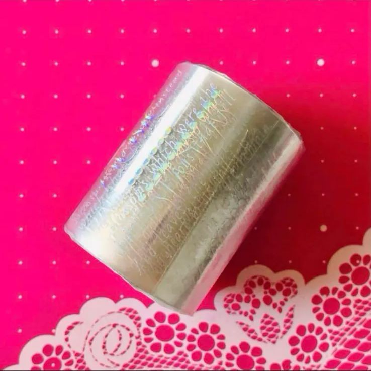 镭射银 5cm×5m 一些诗选 海外マスキングテープ