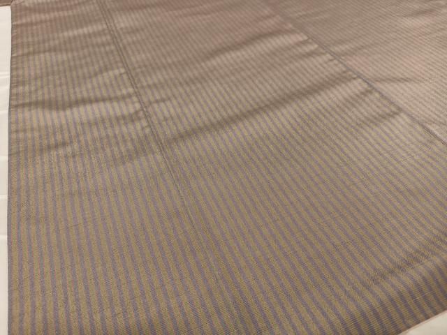 平和屋着物○上質な小紋 お召地 縞 正絹 逸品 AAAZ0295zg