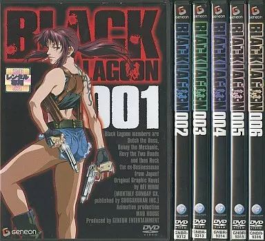 中古】アニメ レンタルアップDVD BLACK LAGOON 単巻全6巻セット