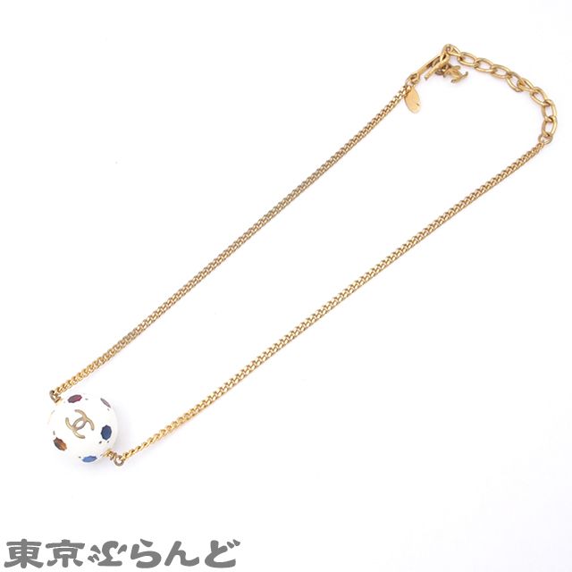 CHANEL シャネル ボールイヤリング ロゴ ゴールド 98P