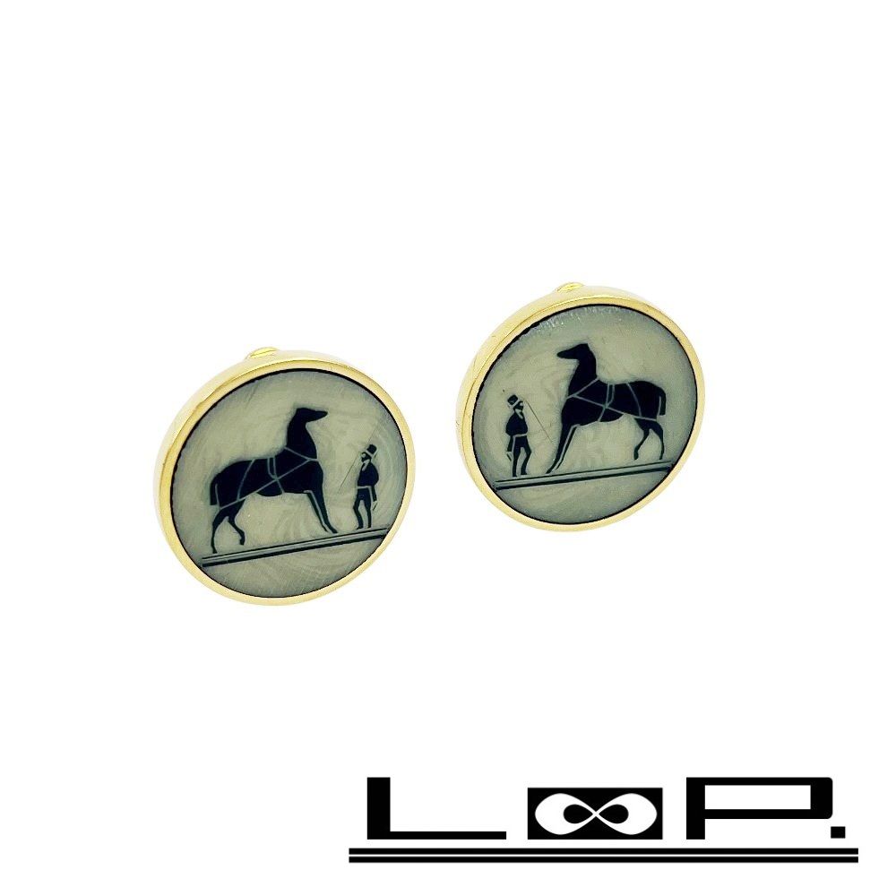 新同 エルメス コロゾ イヤリング アクセサリー 馬 ゴールド GP 箱 283970 1