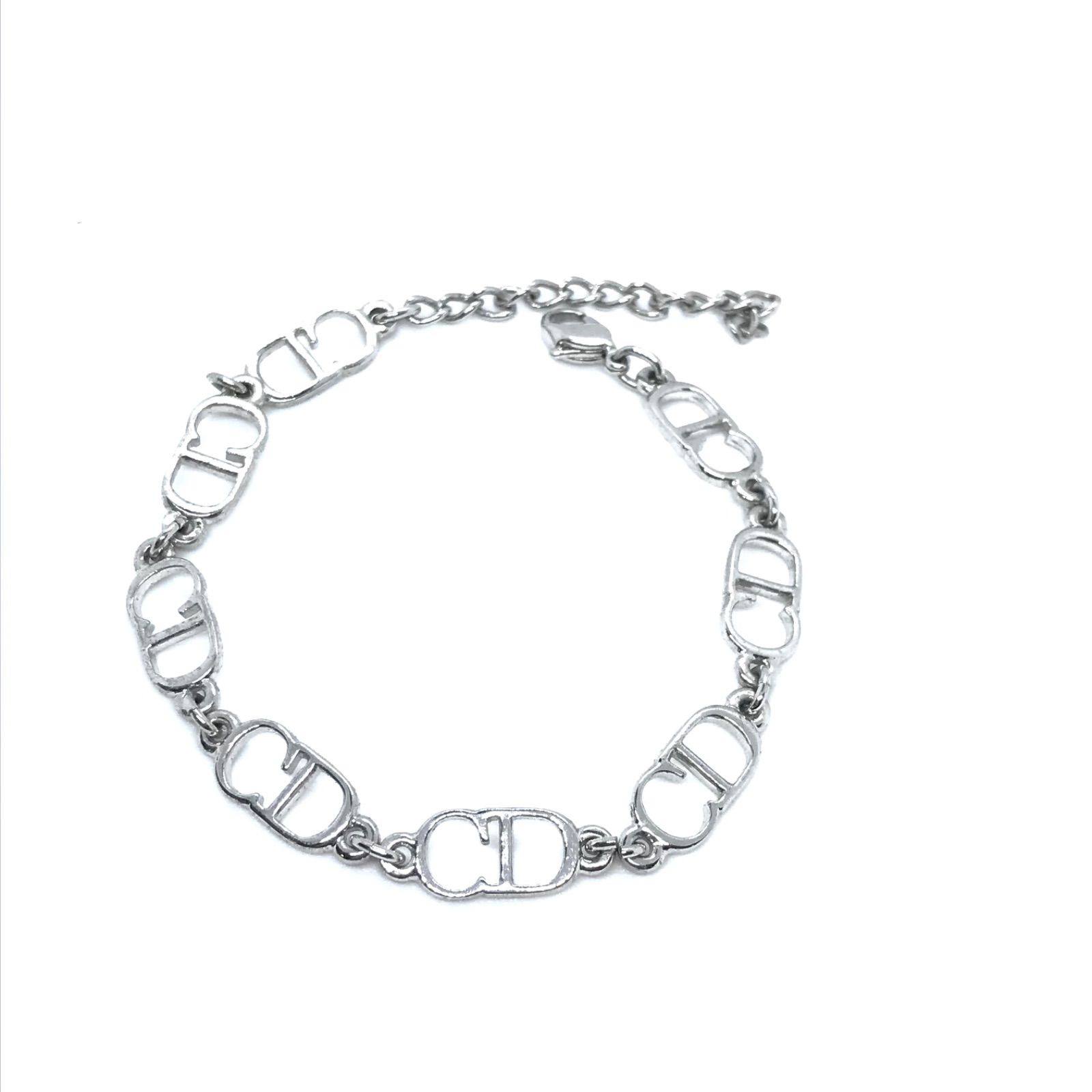 Christian Dior クリスチャンディオール ロゴ シルバー