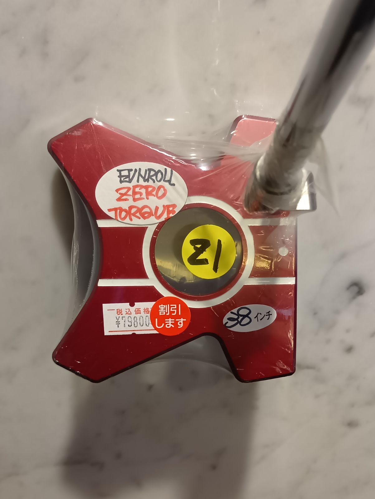 Pt ♥ イーブンロール 38 Tour Spec ZERO Z1 パター 中尺 メンズ 右用 38インチ|Red USA直輸入品 新橋店