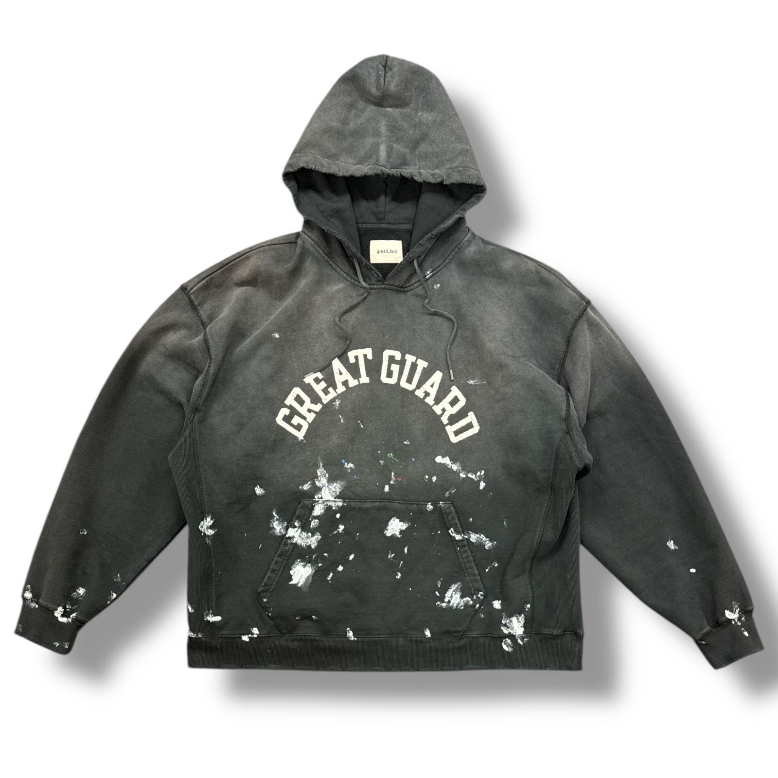 greatLAnd Paint Sweat Hoodie ペイントスウェットフーディー プル 
