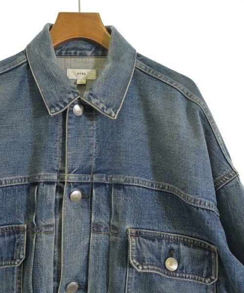 新品未使用【HYKE】レディース デニムジャケット 新品 HYKE ハイク BALLOON SLEEVE DENIM JACKET/TYPE2 バルーン