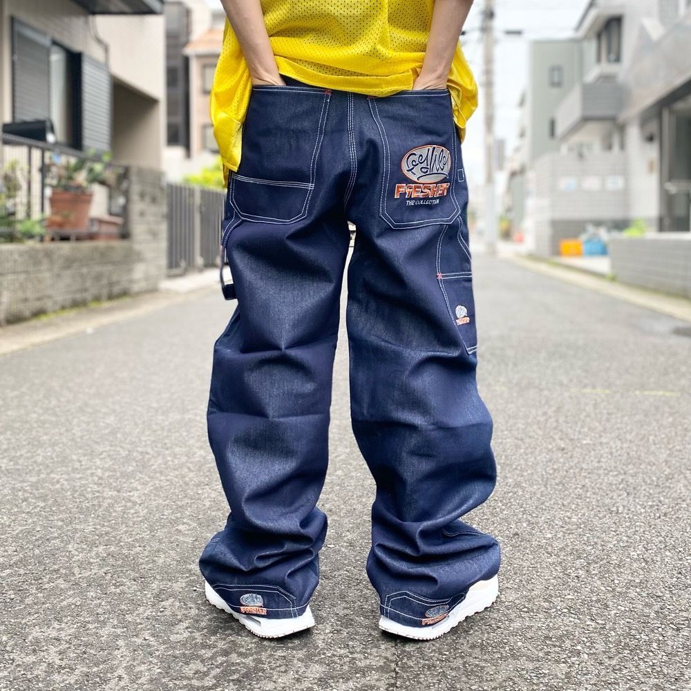 00's Deadstock FRESHER バギー デニム ペインターパンツ メタルパンツ