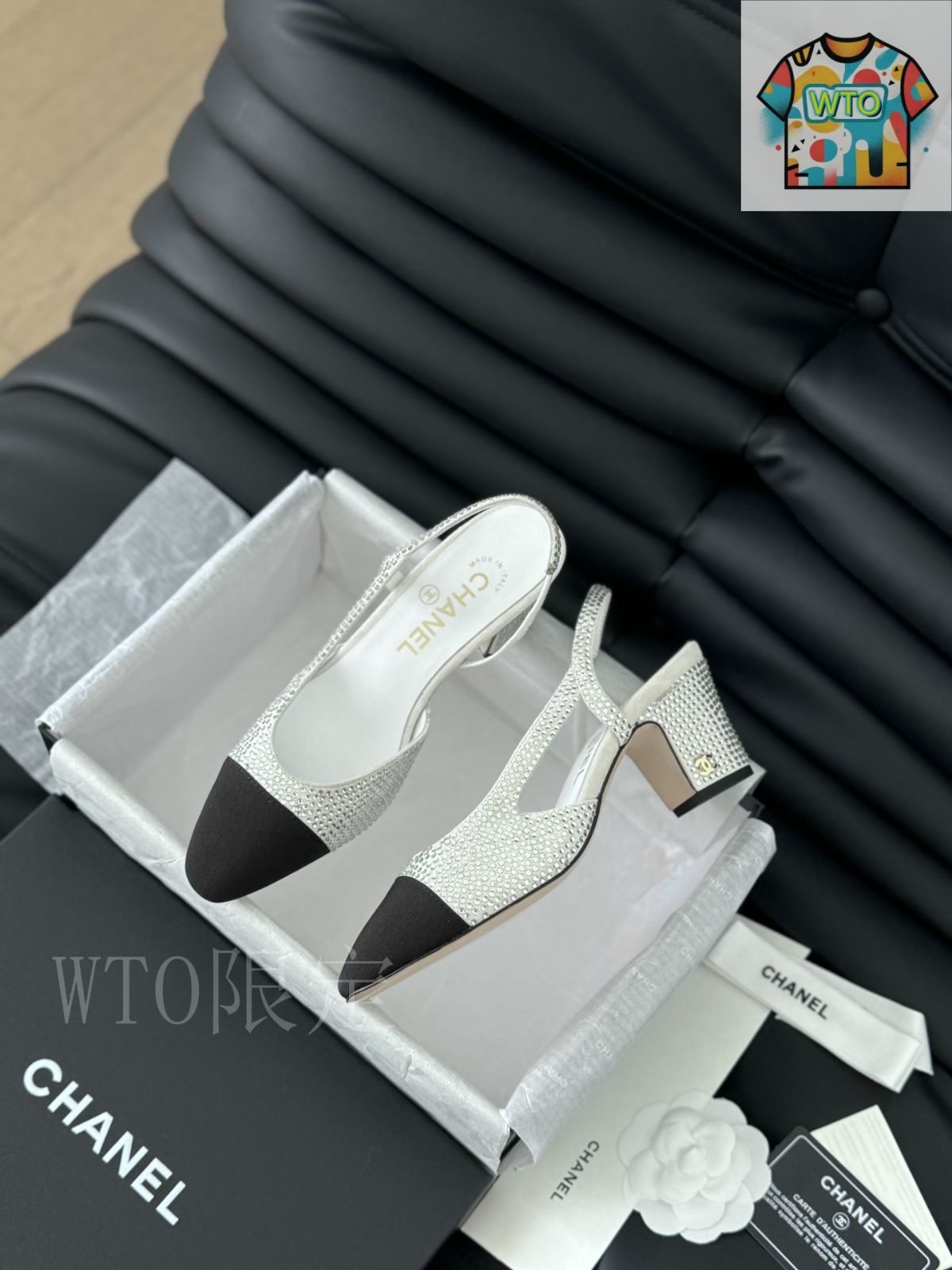 エレガントなパールの輝き♪【CHANEL】 スリングバックサンダル エレガントなパールの輝き♪【CHANEL】 スリングバックサンダル
