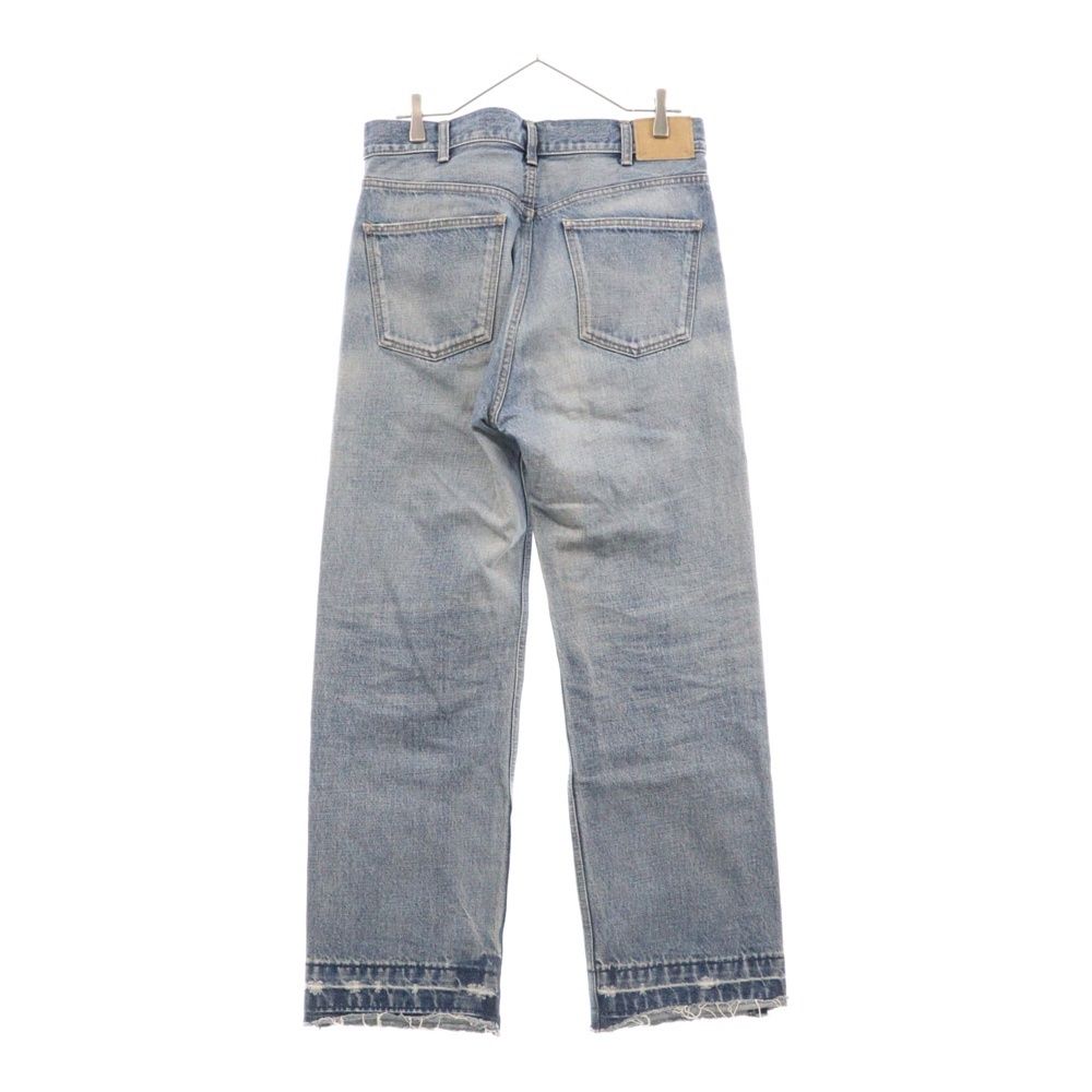 CELINE ダメージ加工 ワイドストレートデニムパンツ