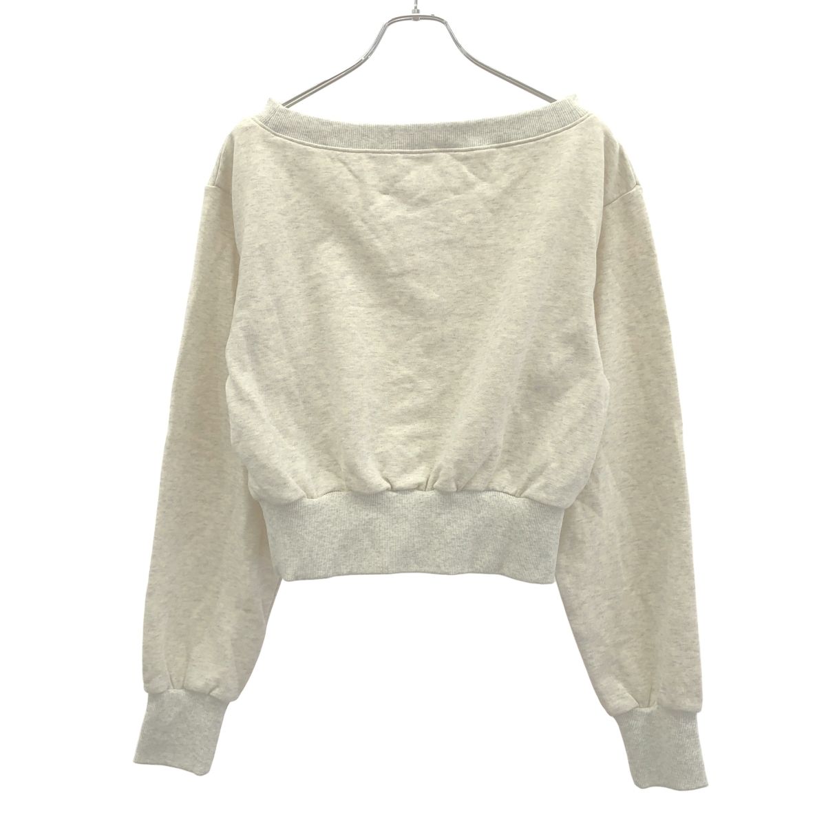 MYLAN マイラン 25SS Off-Shoulder Sweatshirt スウェットトレーナー MY25SS-TP001 グレー F