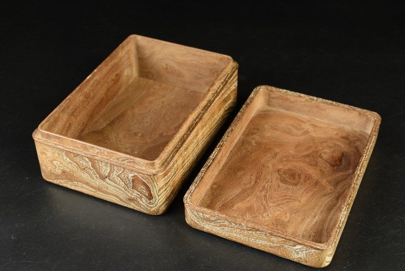 桑小箱 螺鈿蒔絵菊花文