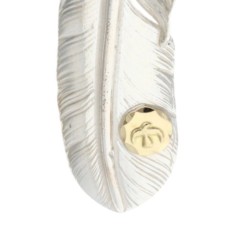 メタル付き特大フェザー 左向き