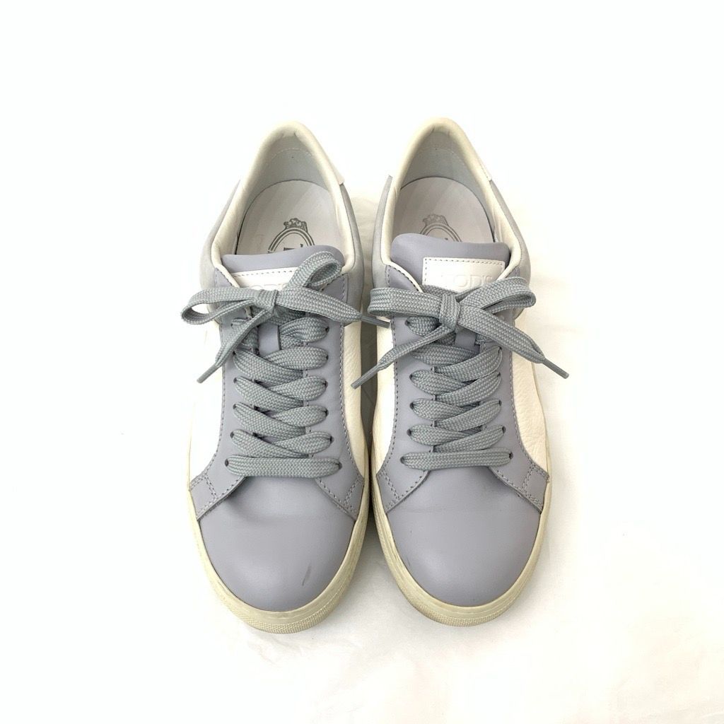 TOD'S トッズ レザースニーカー グレー 37◇ - メルカリ