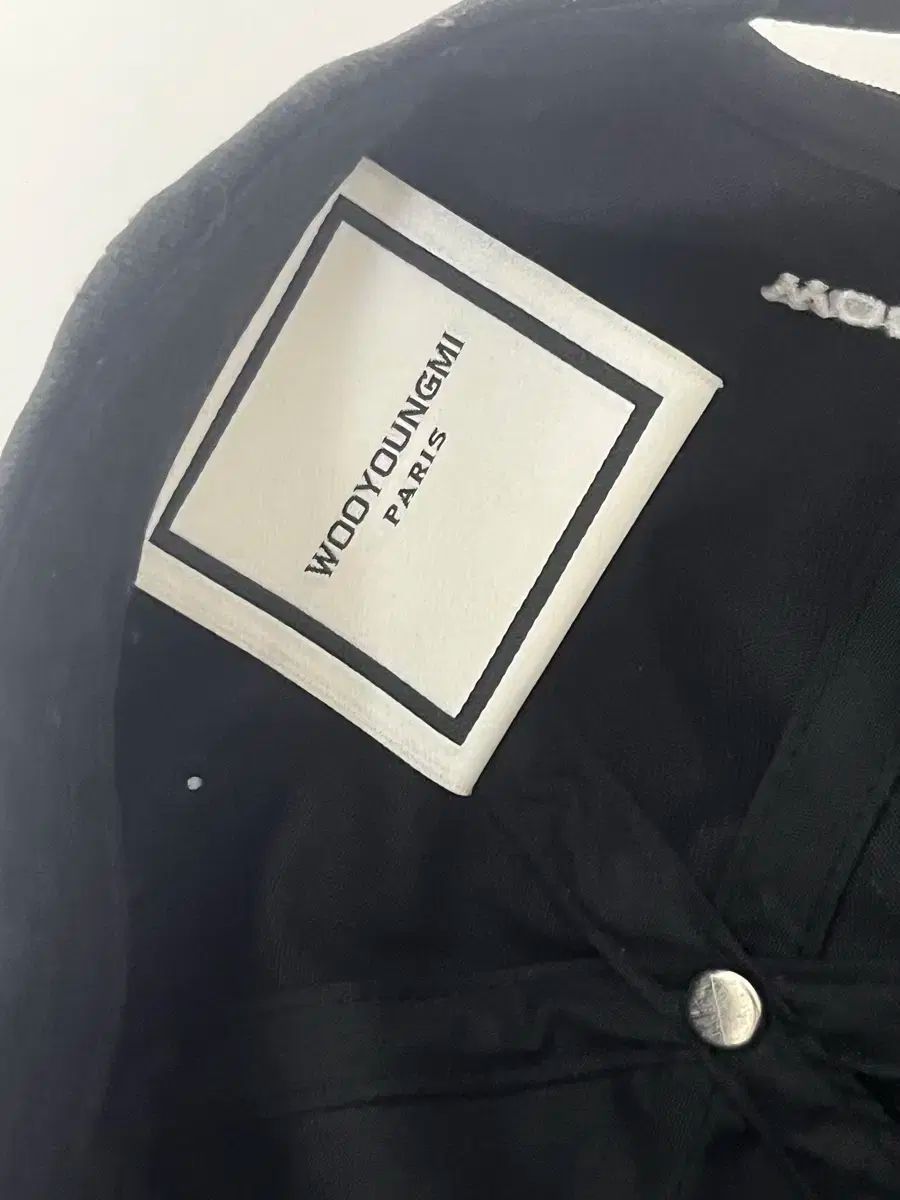 ブラック ボールキャップ 帽子 WYM 刺繍 ロゴ