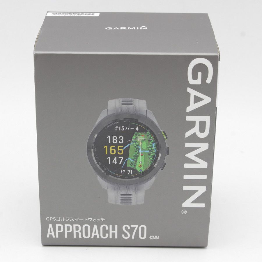 新品】GARMIN Approach S70 42mm Gray 010-02746-21 スマートウォッチ