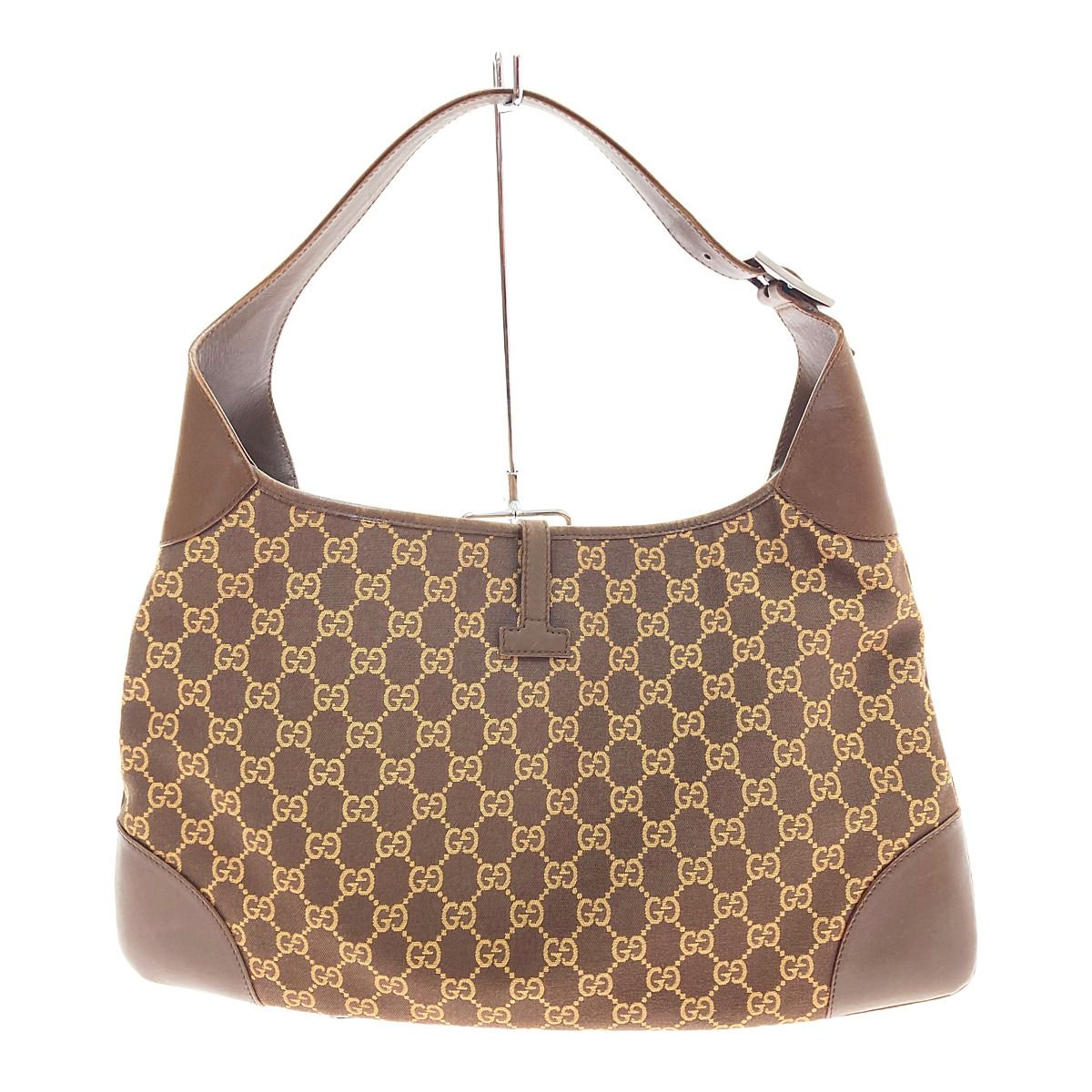 1円 GUCCI グッチ 001 4075 カンデンスキー GGキャンバス×レザー ワン 